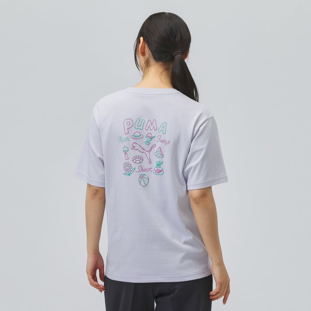 プーマ レディース 半袖 Tシャツ NEON GRAPHIC TEE 638647 スポーツ