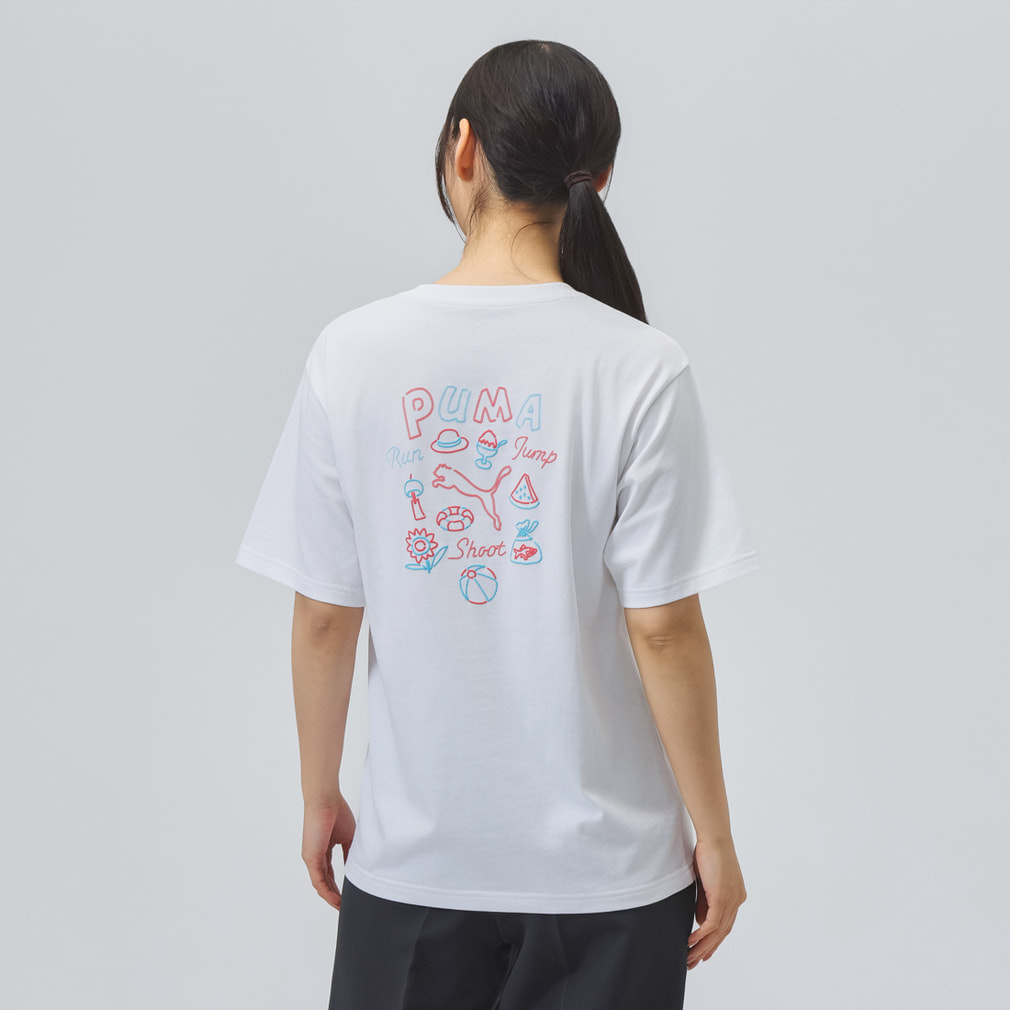 プーマ レディース 半袖 Tシャツ NEON GRAPHIC TEE 638647 スポーツ