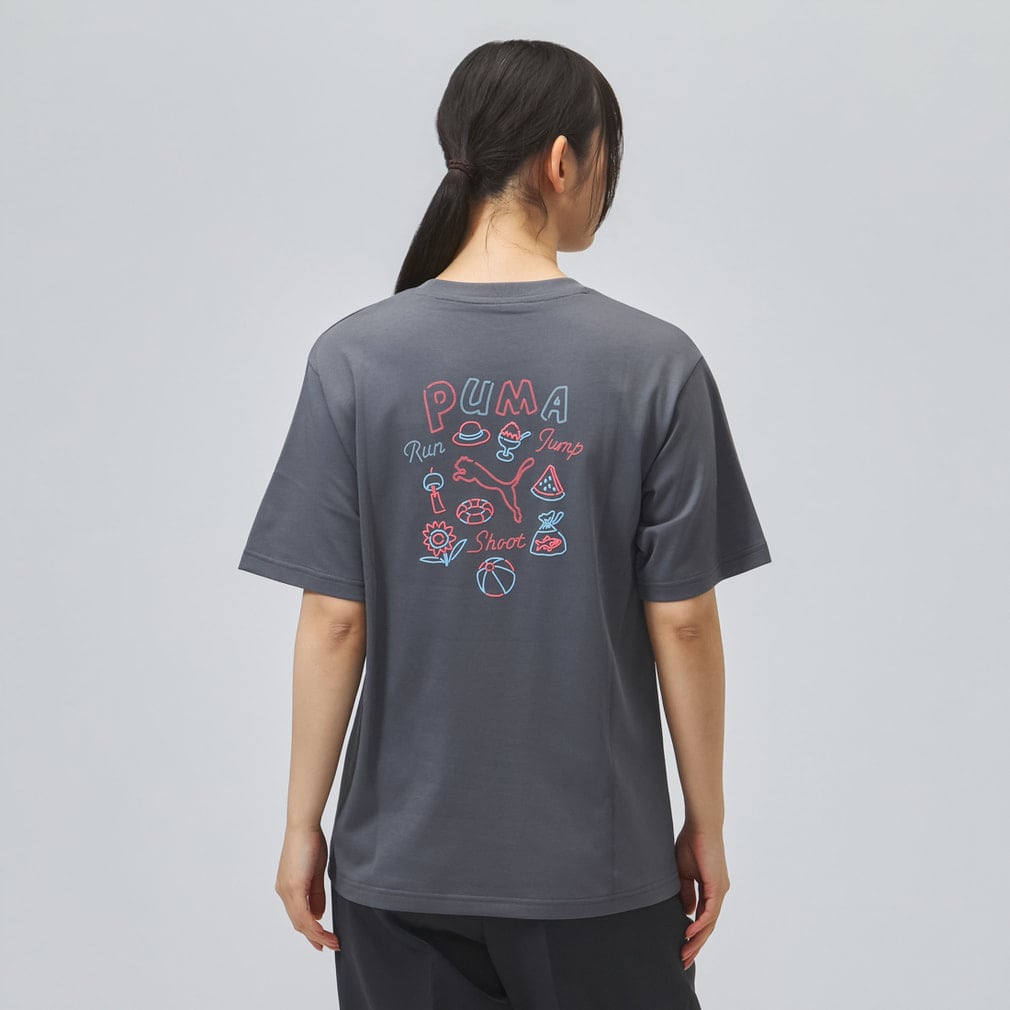 プーマ レディース 半袖 Tシャツ NEON GRAPHIC TEE 638647 スポーツ