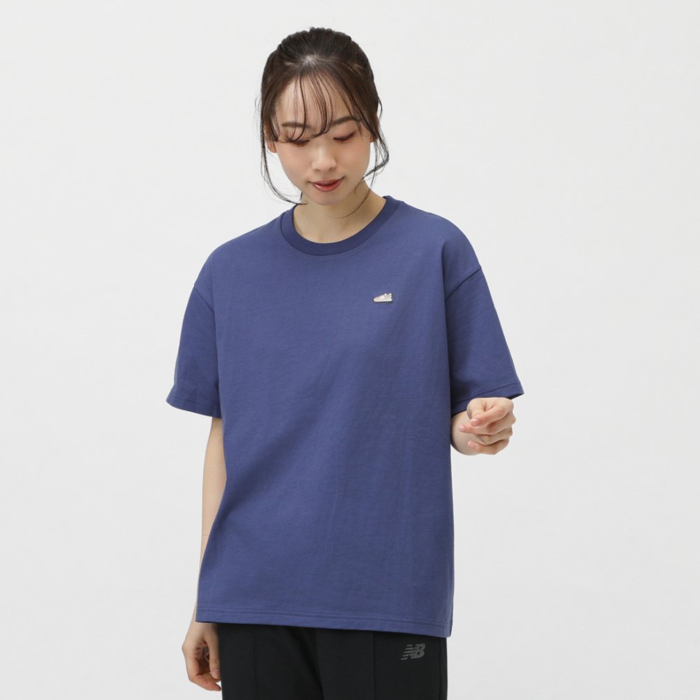 アルペン限定 THE CITY シューパッチTシャツ(ダークブルー-S　レディス)
