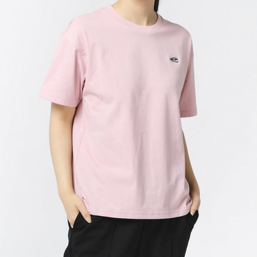 THE CITY シューパッチリラックスTシャツ(グレッシュピンク-S　レディス)
