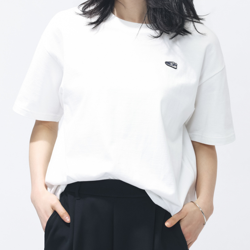ニューバランス THE CITY レディース 半袖 Tシャツ シューパッチT