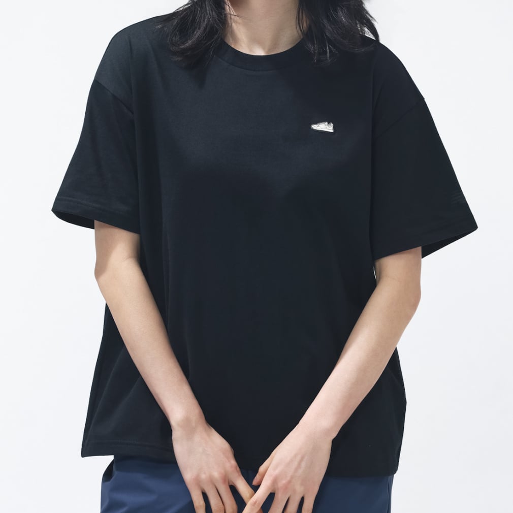 ニューバランス THE CITY レディース 半袖 Tシャツ シューパッチT