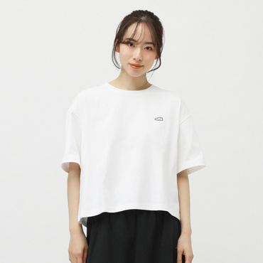 アルペン限定 THE CITY シューパッチショートレングスTシャツ(ホワイト-S　レディス)