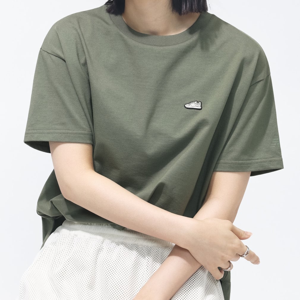 ニューバランス THE CITY レディース 半袖 Tシャツ シューパッチ