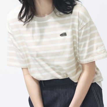 THE CITY シューパッチボーダーTシャツ