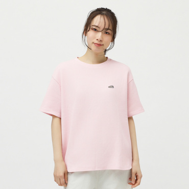 アルペン限定 THE CITY ワッフルショートスリーブTシャツ(グレッシュピンク-S　レディス)