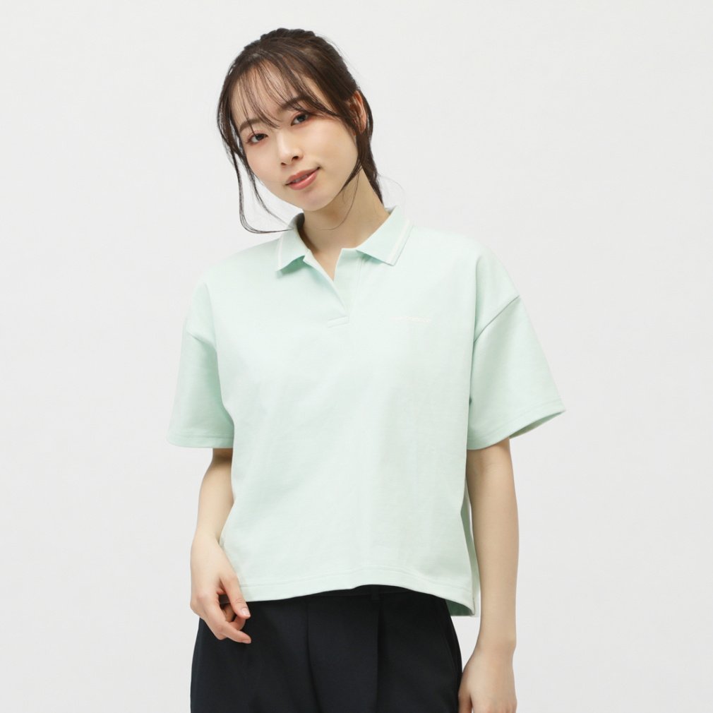 CANALJEAN スキッパースウェットプルオーバー 38 THE CITY スキッパーショートスリーブプルオーバートップ|Alpen