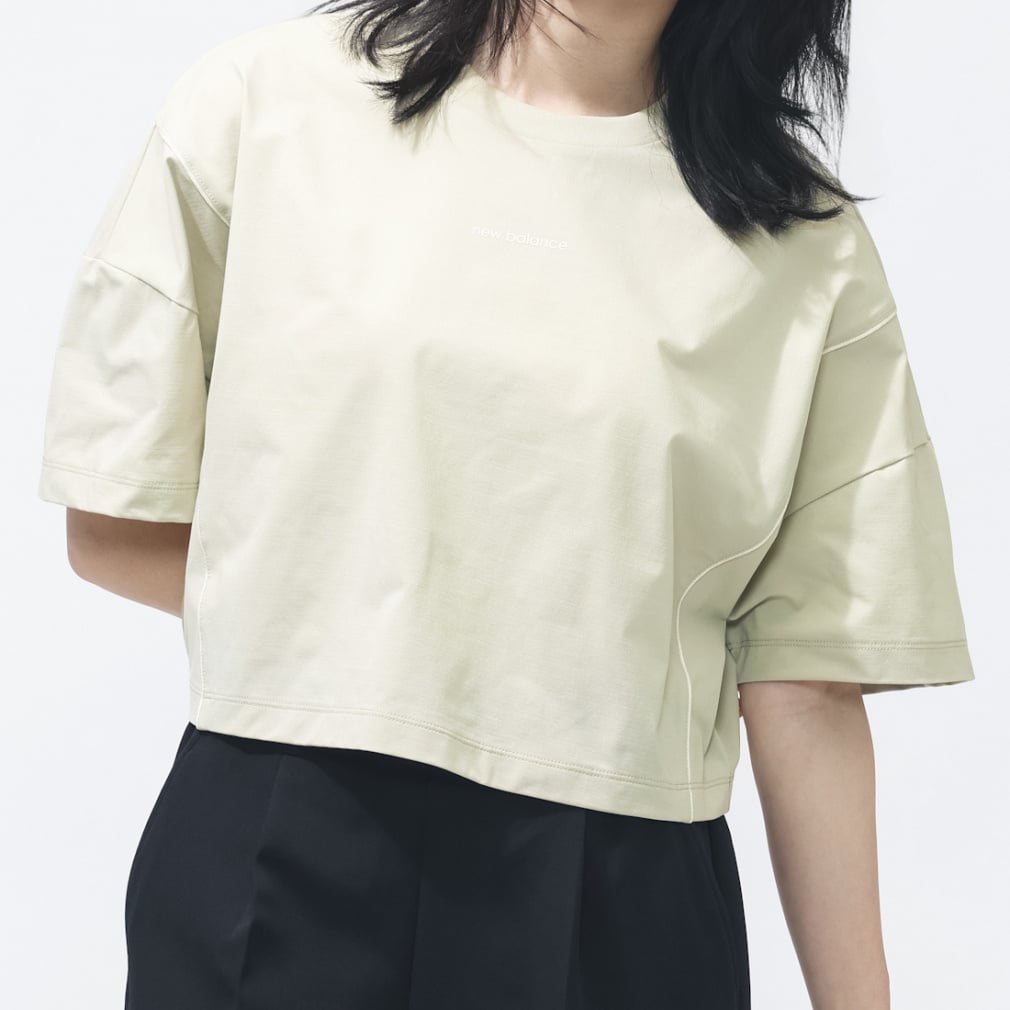 ニューバランス THE CITY レディース 半袖 Tシャツ ボックスシルエット