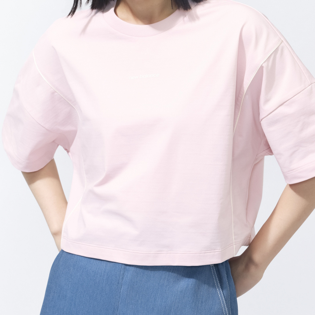 ニューバランス THE CITY レディース 半袖 Tシャツ ボックスシルエット