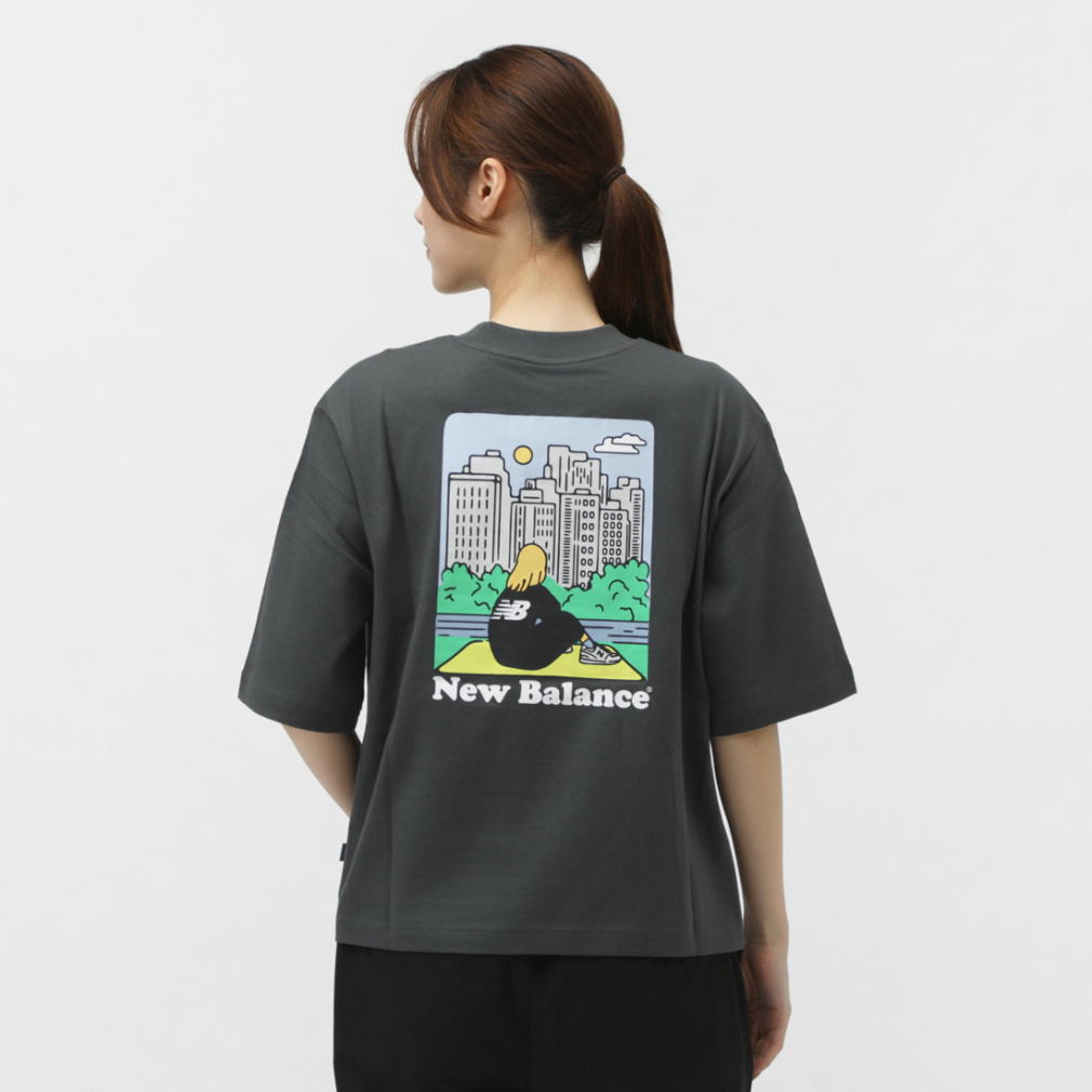 アルペン限定 シティーガールTシャツ(チャコールグレー-S　レディス)