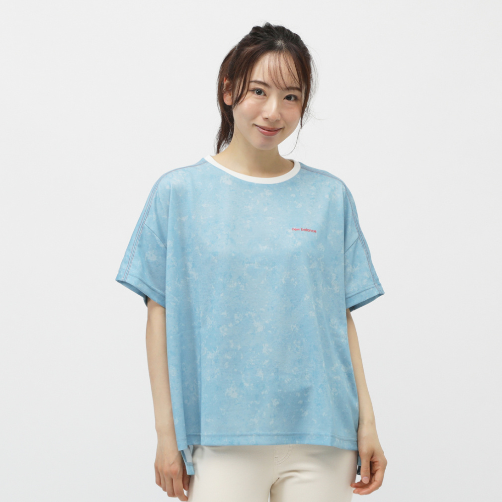 ショートスリーブビックTシャツ(ブルーグレー-S)