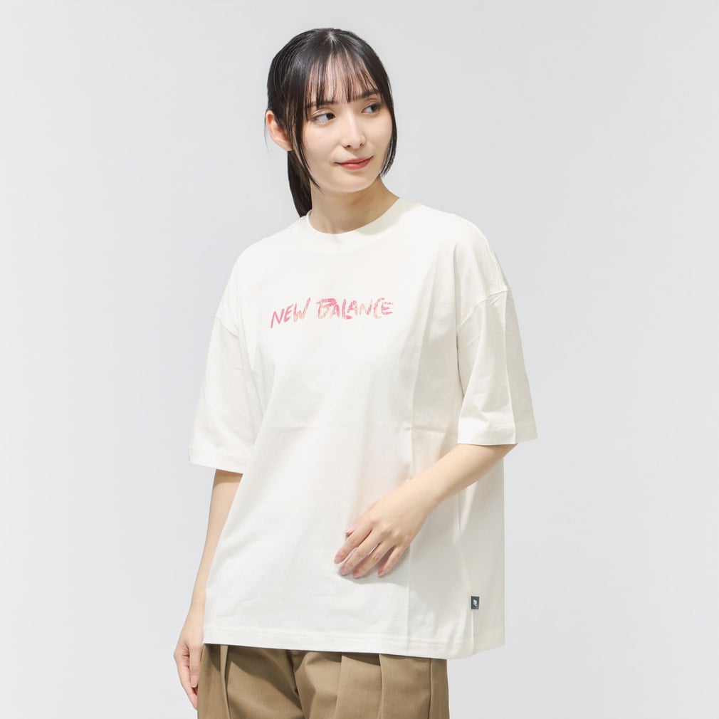 ニューバランス レディース 半袖 Tシャツ ビジブリーラブドオーバー