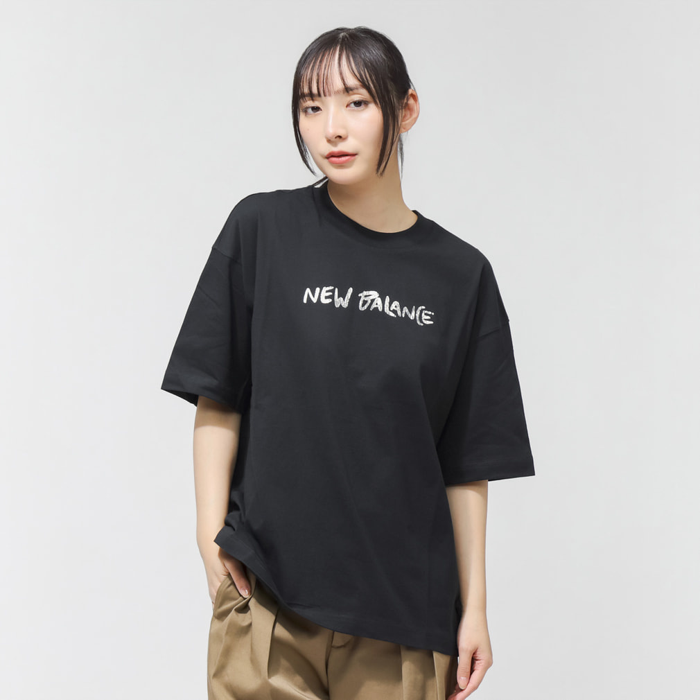 ニューバランス レディース 半袖 Tシャツ ビジブリーラブドオーバー