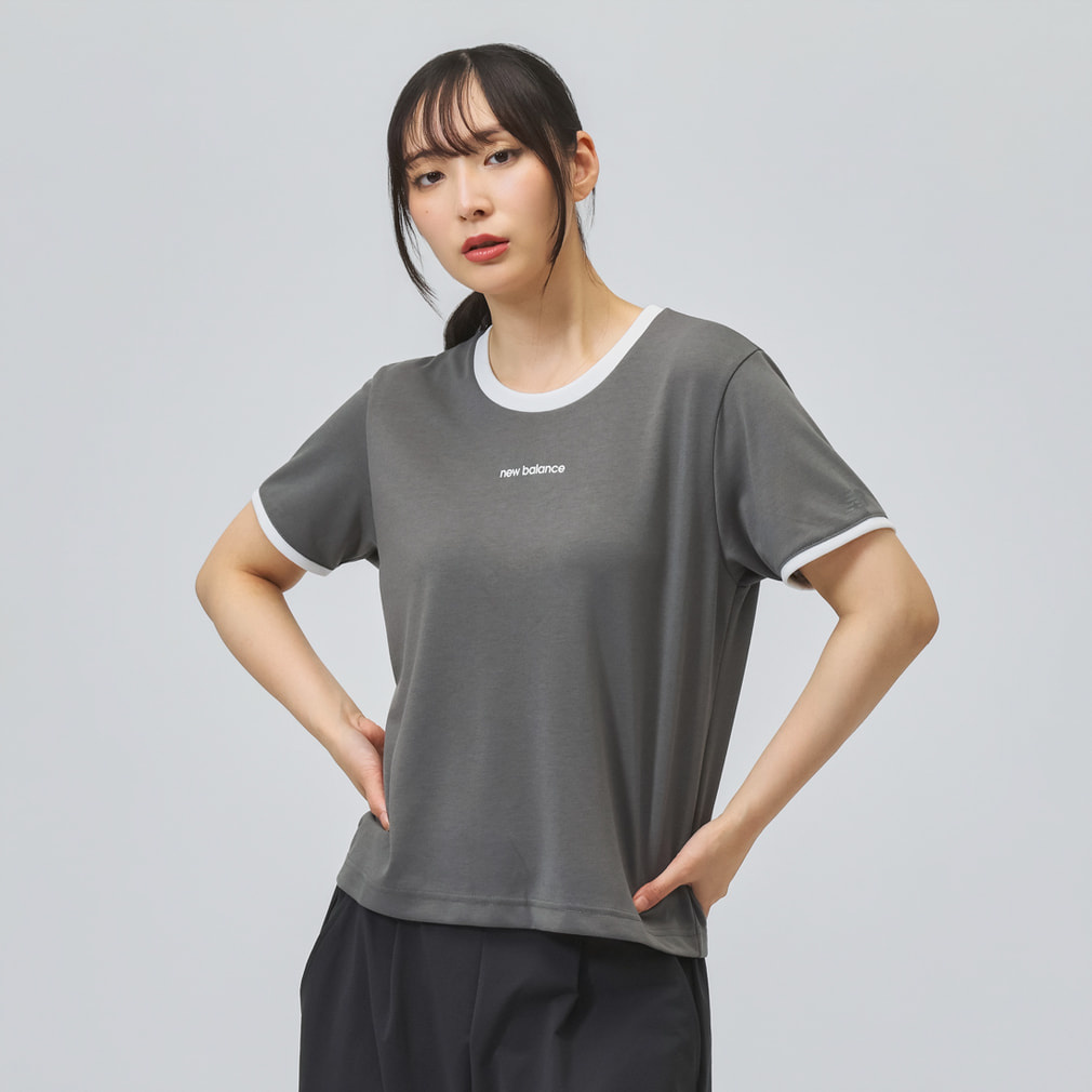 ニューバランス レディース 半袖 Tシャツ ショートスリーブコンパクトT