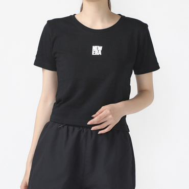 WS SS CT MIT SQ LOGO BLK WHI