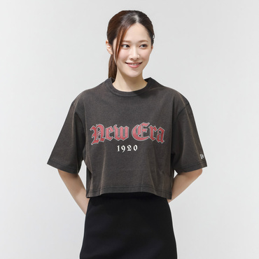 WS SS WIDE FROST WASH CR TEE BLK