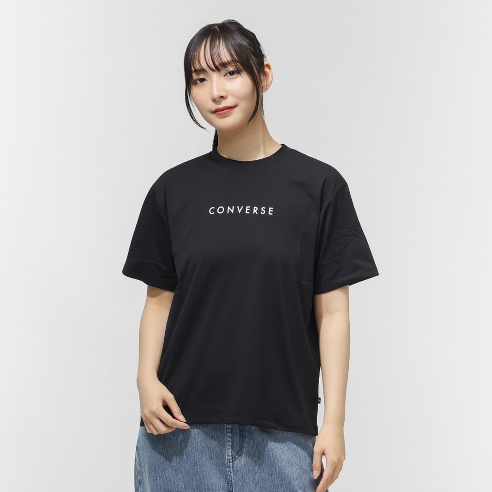 コンバース レディース 半袖 Tシャツ CV LOGO TEE L 半袖Tシャツ