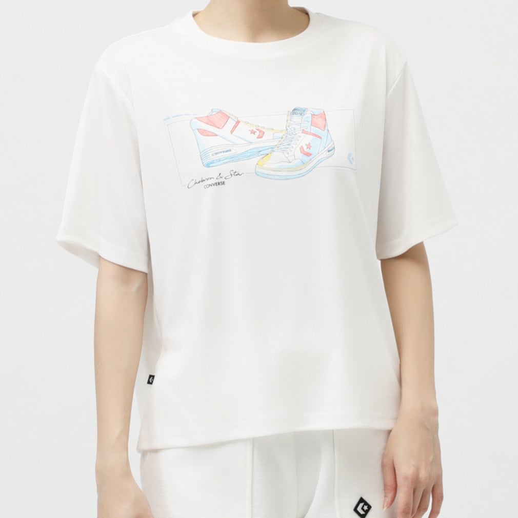 アルペン限定 AP スケッチ PT S/S PE Tシャツ(ホワイト-S)