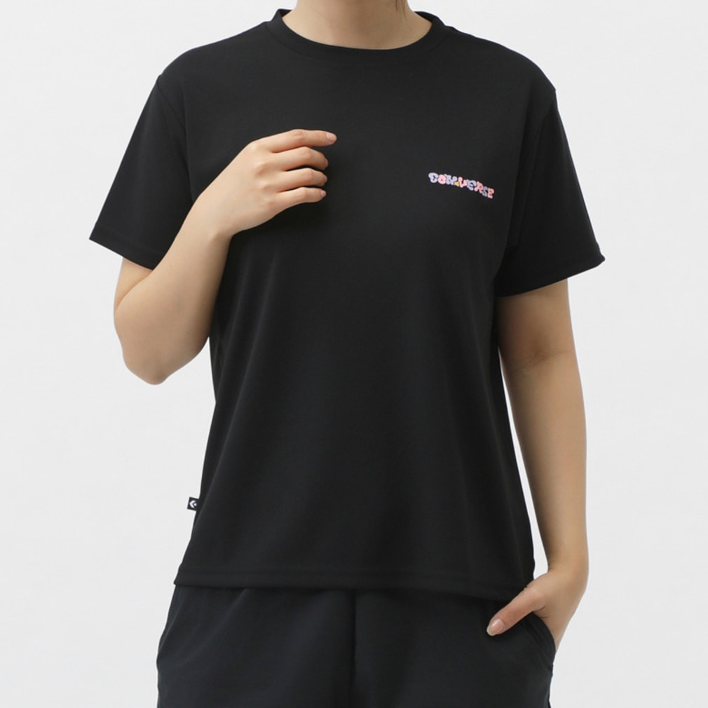 限界値下げです❗️ コンプレッション Tシャツ　L ブラック コンバース レディース 半袖 Tシャツ CLFL PT SS PE Tシャツ 4230027 0