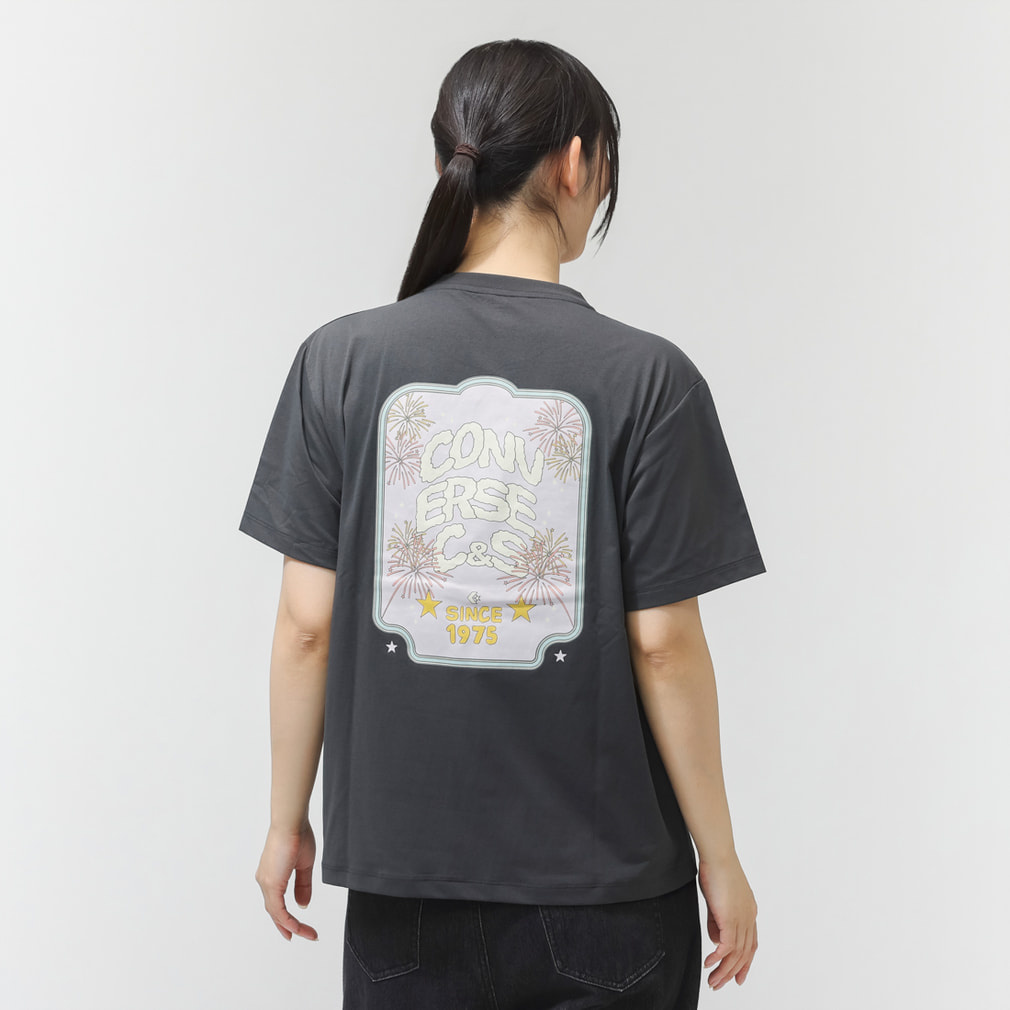 コンバース レディース 半袖 Tシャツ AP EM FIREWORKS TEE L 半袖T