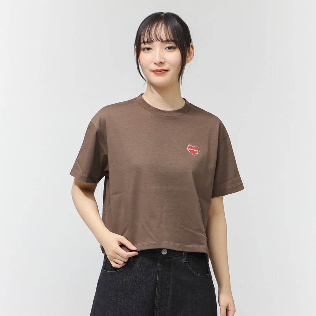 コンバース レディース 半袖 Tシャツ AP EM HEART EB TEE L 半袖T