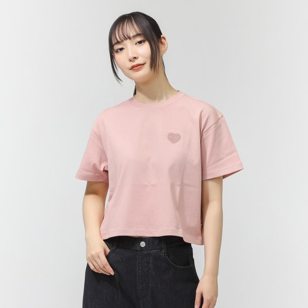 コンバース レディース 半袖 Tシャツ AP EM HEART EB TEE L 半袖T