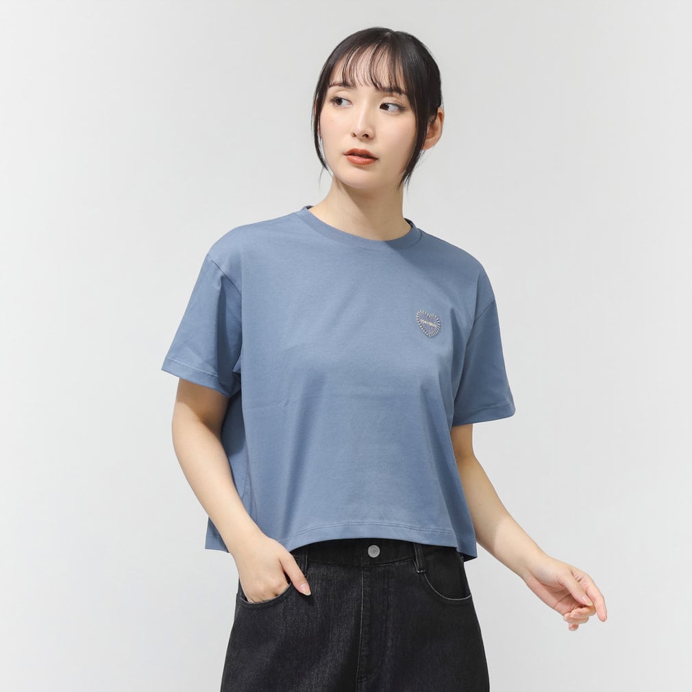 コンバース レディース 半袖 Tシャツ AP EM HEART EB TEE L 半袖T