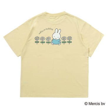 miffy バックグラフィックTシャツ(フラワー)
