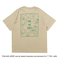 Tom and Jerry バックグラフィックTシャツ(集合)