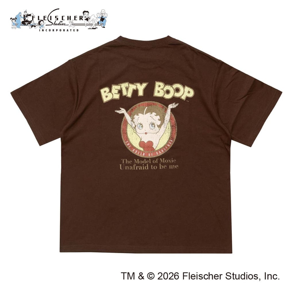 ベティー ブープ(TM) グラフィックTシャツ(ココア-S)