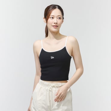 WS RIB CR CAMISOLE BLK