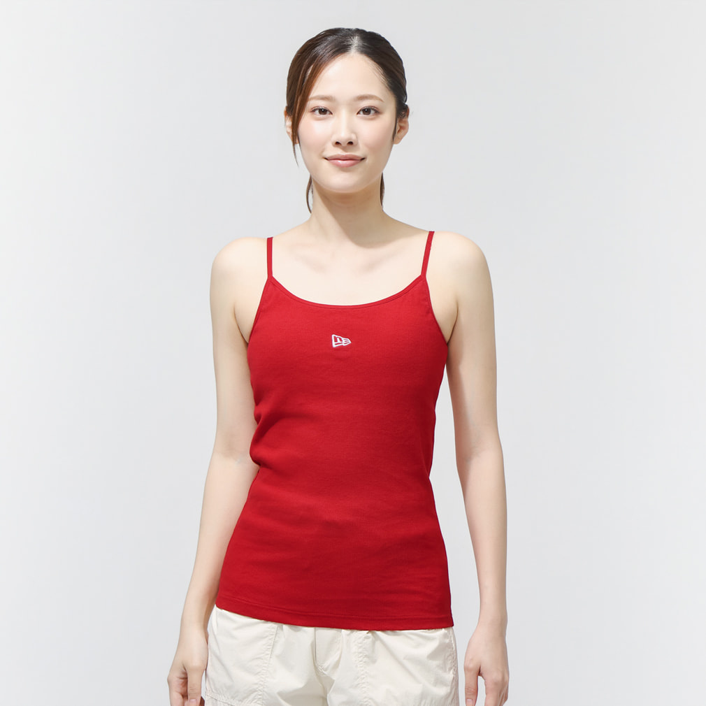 ニューエラ レディース ノースリーブ シャツ WS RIB CAMISOLE RED
