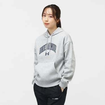 UAライバルフリース グラフィック プルオーバー フーディー