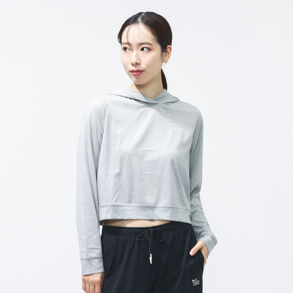 ウィメンズ NSW チル ニット LTWT OS HO L/S トップ(ミデアムグレー-S)