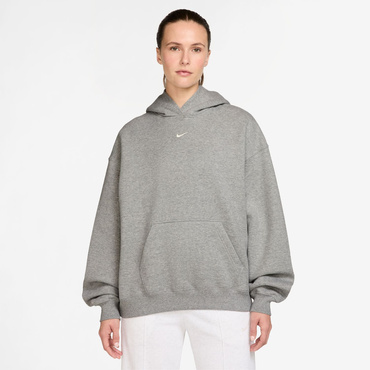 ウィメンズ STDO フリース MW OS プルオーバー L/S フーディ(グレー-S)