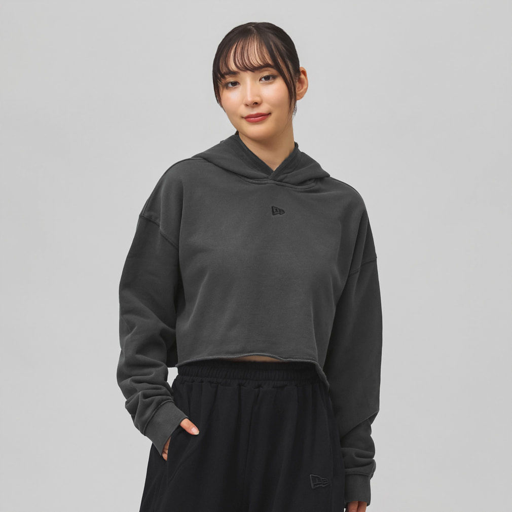 ニューエラ レディース スウェット パーカー WS CR SW CUT OFF HOODIE