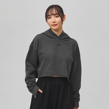 WS CR SW CUT OFF HOODIE NE1920 DGRY