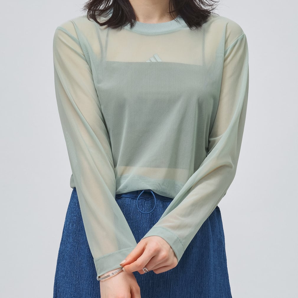 アディダス レディース 長袖 Tシャツ ソフト リュクス レギュラー