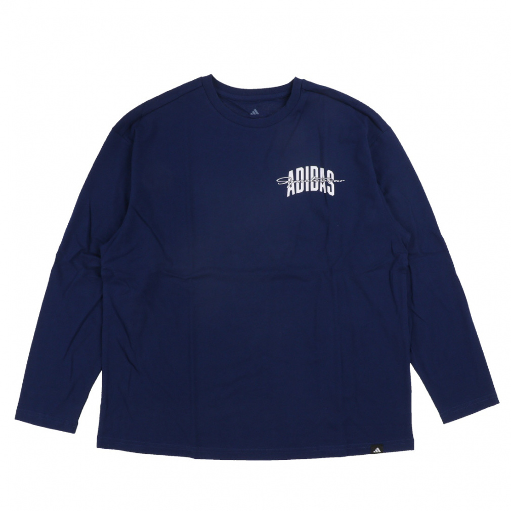 アディダス レディース 長袖 Tシャツ カレッジ グラフィック Tシャツ