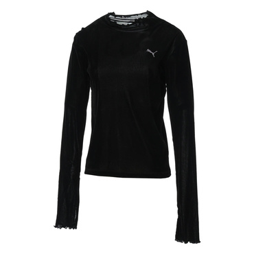 VELOUR MESH LS TEE