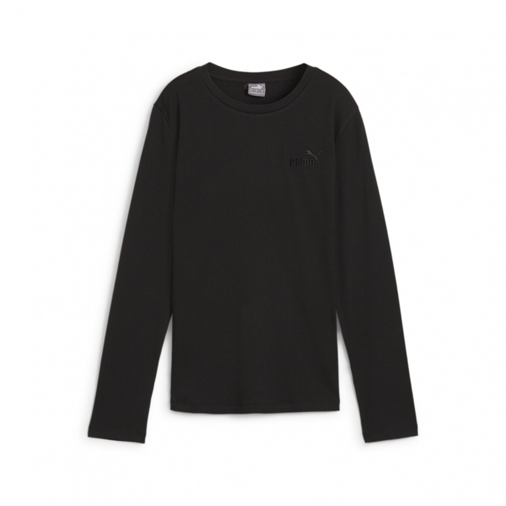 プーマ レディース 長袖 Tシャツ ESS ELEVATED LS リブ Tシャツ 684198 スポーツウェア PUMA