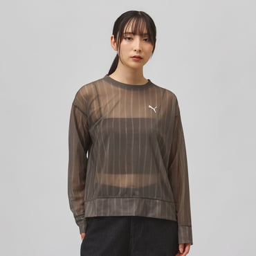 ESS ELEVATED シアー LS AOP Tシャツ