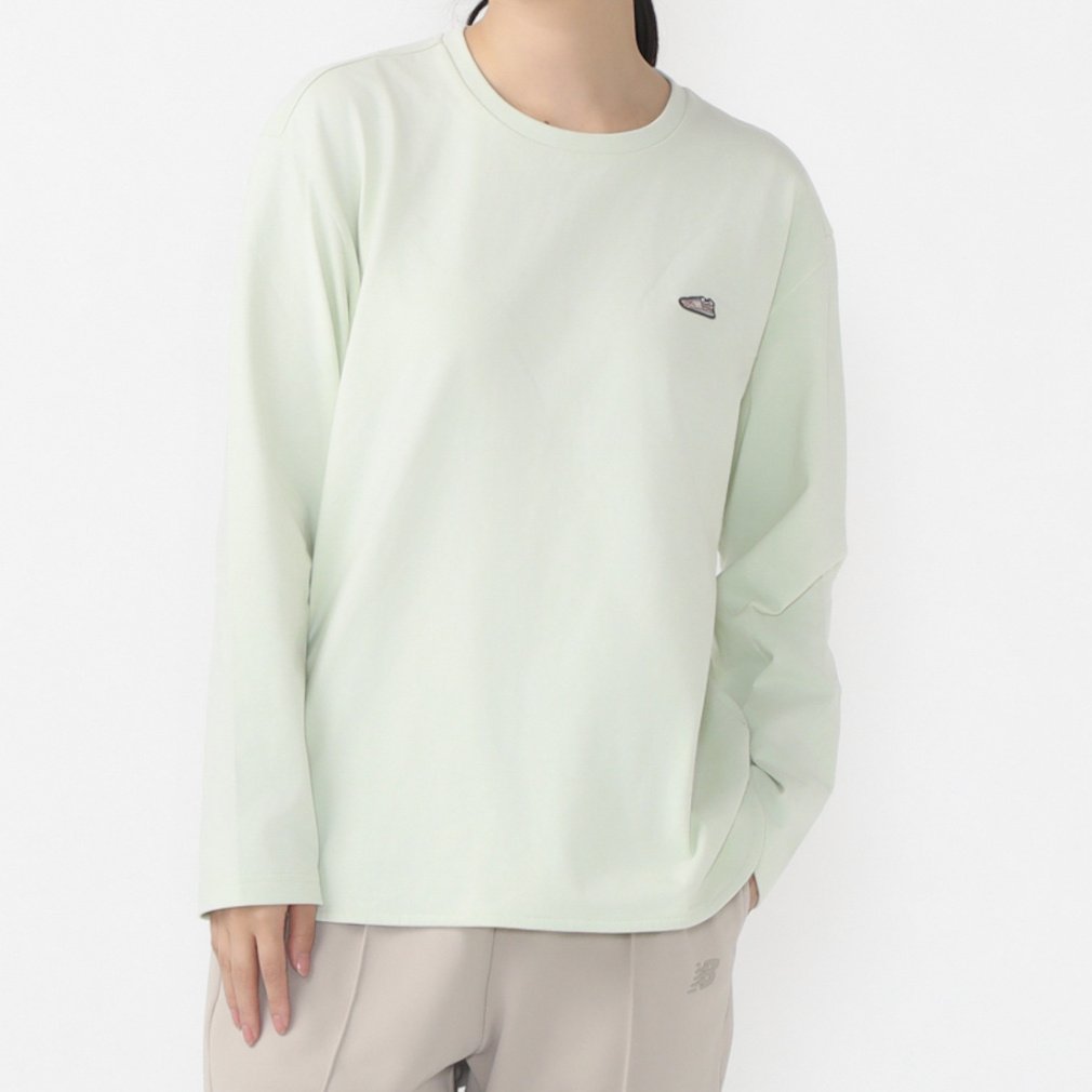 ニューバランス THE CITY レディース 長袖 Tシャツ シューパッチロングスリーブTシャツ AWT45647 スポーツウェア アルペン・スポーツデポ限定 New Balance