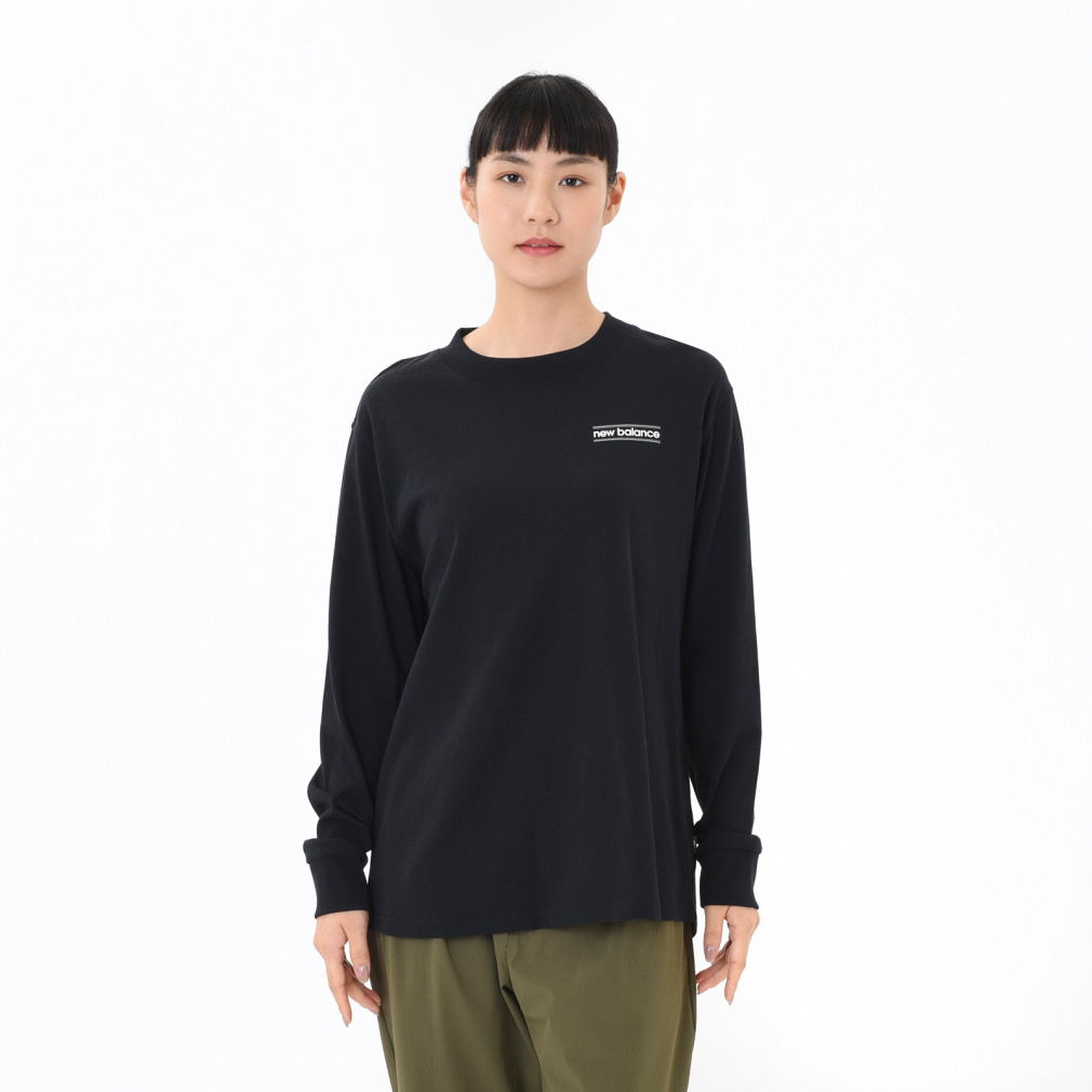 ニューバランス レディース 長袖 Tシャツ ロングスリーブTシャツ