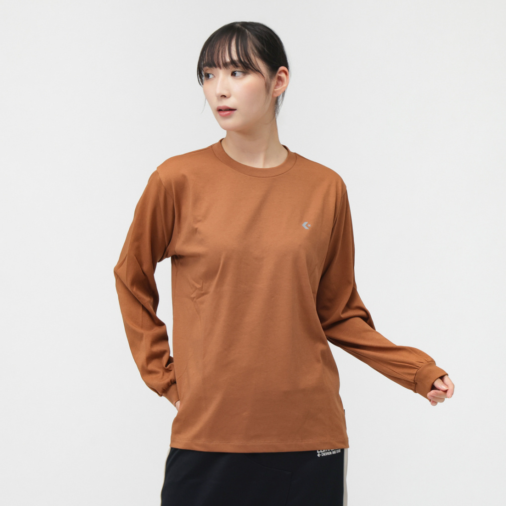 ダイヤモンドロゴ ロングスリーブ TEE(テラコッタ-M)