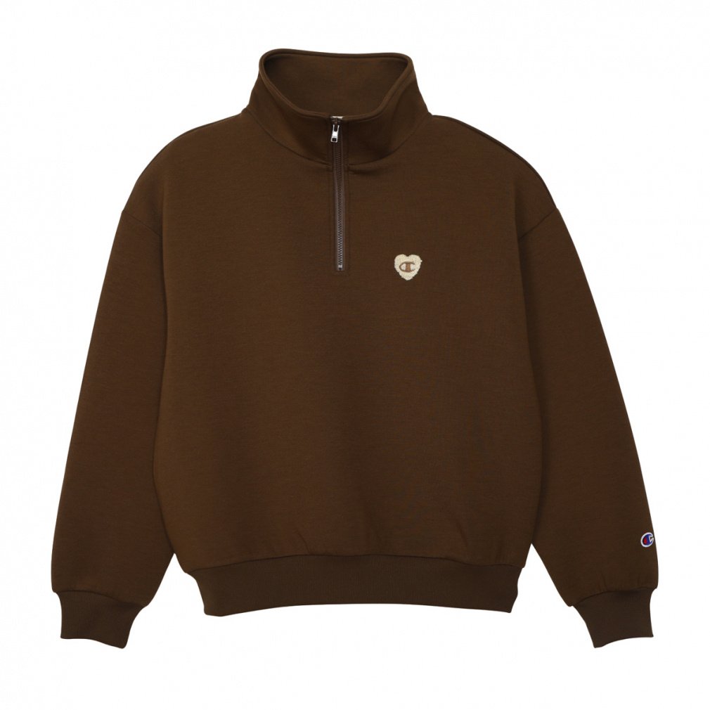 `sI fB[X XEFbg g[i[ HALF ZIP SWEATSHIRT CW-C009 X|[cEFA Champion