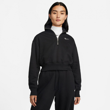 ウィメンズ NSW スタイル フリース L/S クロップ トップ QZ