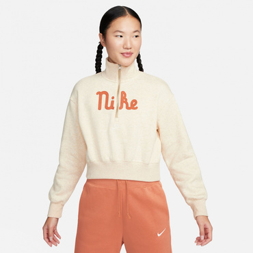 ウィメンズ NSW フリース QZ L/S クロップ トップ NCPS
