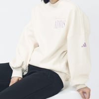 バービージ ルーズフィット フリース クルーネック スウェットシャツ